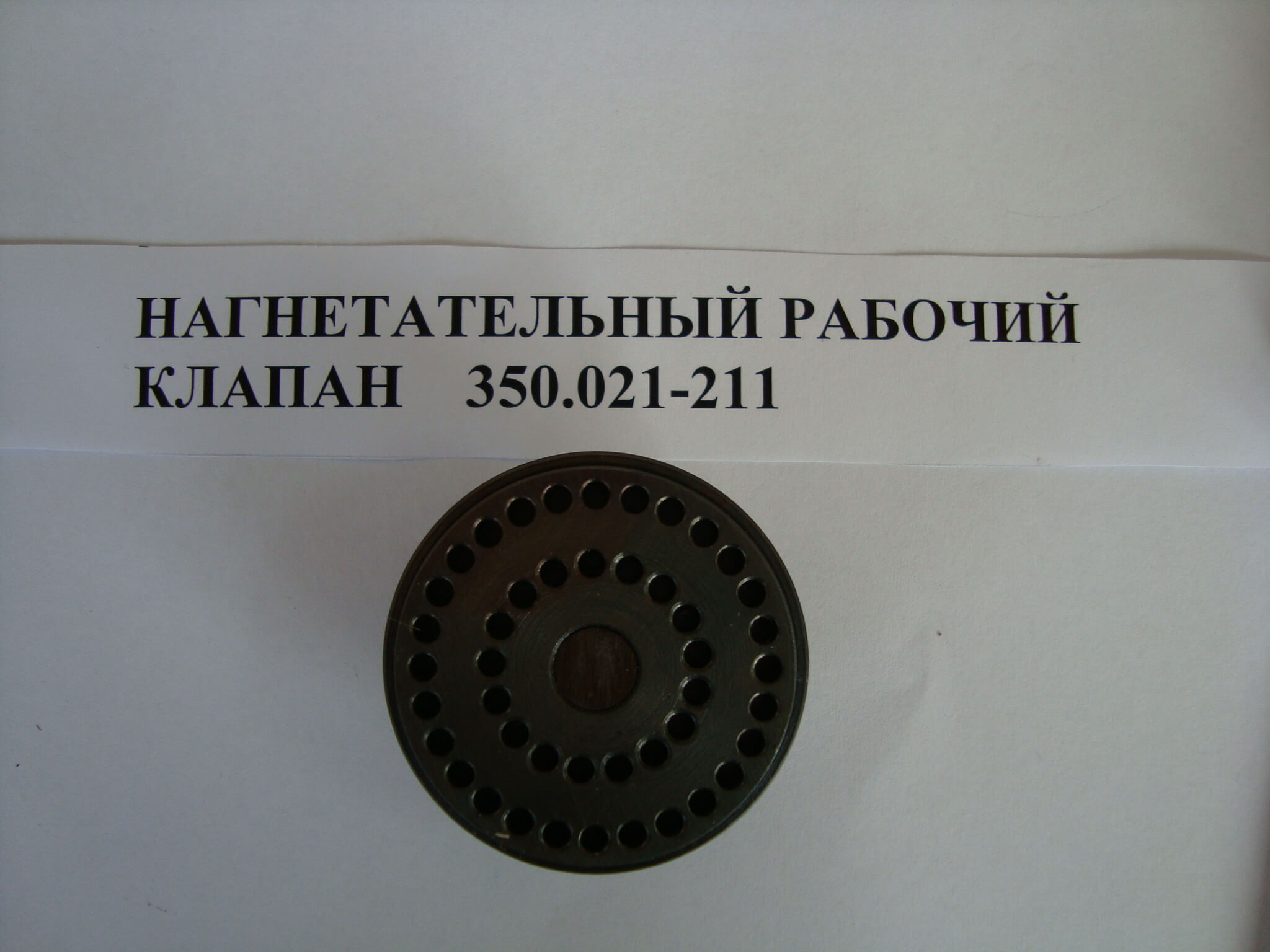 Нагнетательный рабочий клапан 350.021-211